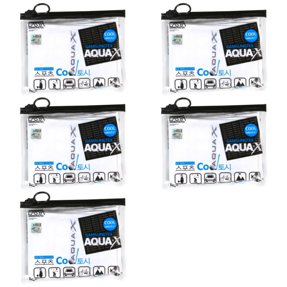 소확행몰 감성 국산 쿨토시 자외선차단 아쿠아엑스 AQUA-X 무봉제 흡한속건, 화이트 16,000원