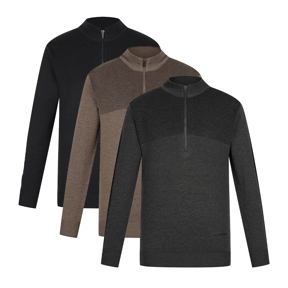 커터앤벅 반집업 니트 CBMSW54805 89,900원