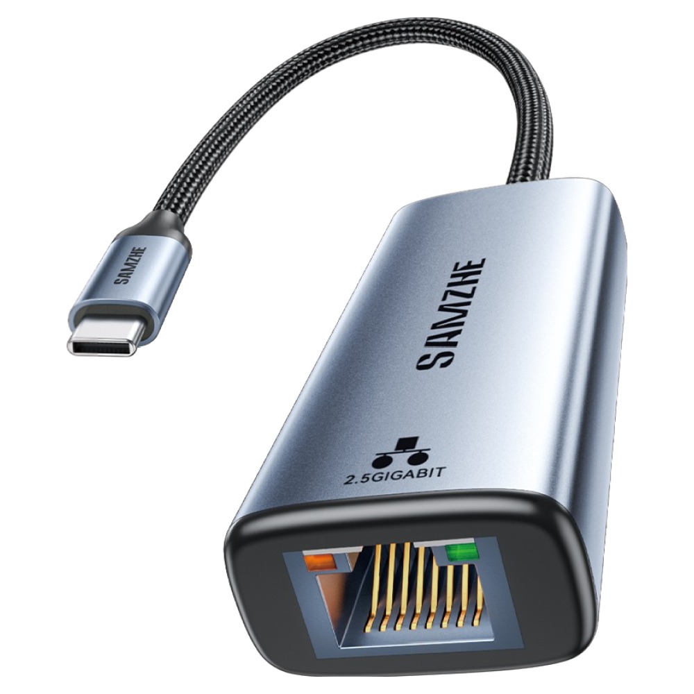 SAMZHE 삼지 2.5 기가비트 USB C타입 외장형 랜카드 젠더 어댑터, 1개, CG25 29,400원