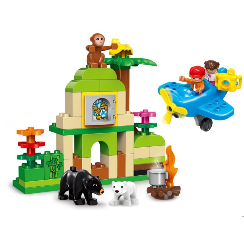 블록피아 키드두 블록 정글의 동물들 레고 듀플로 호환 유아 블럭, 1개 27,370원