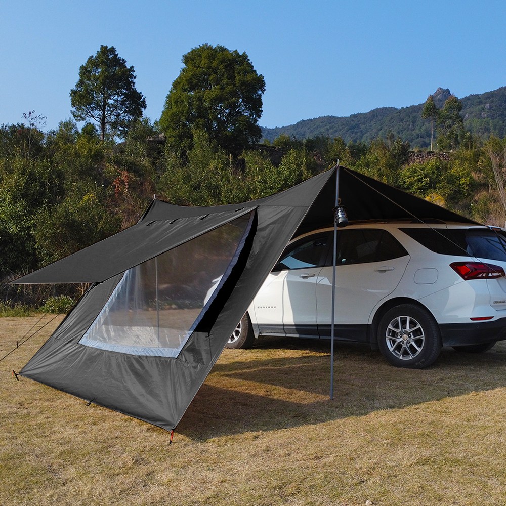 탑 랜더 대형 렉타 캠핑 차박 타프 사이드월 타프와 통풍창 포함 방수 자외선 차단 다양한 환경에 적합 142,290원