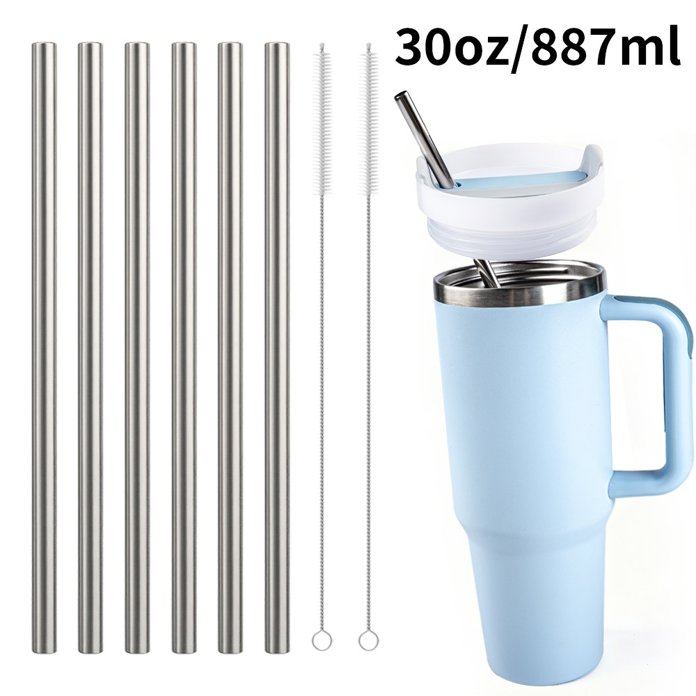 LJL 스탠리 스타벅스 텀블러 호환 스텐(304) 빨대6p+세척솔 2p 세트, 1세트, 887세트 5,900원