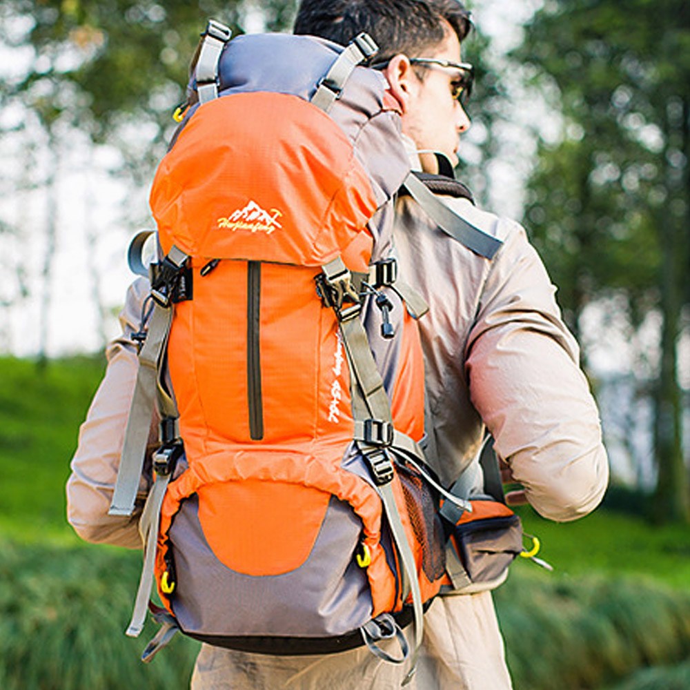 트래버스 방수 대형 등산가방 하이킹 배낭 오렌지 93,200원