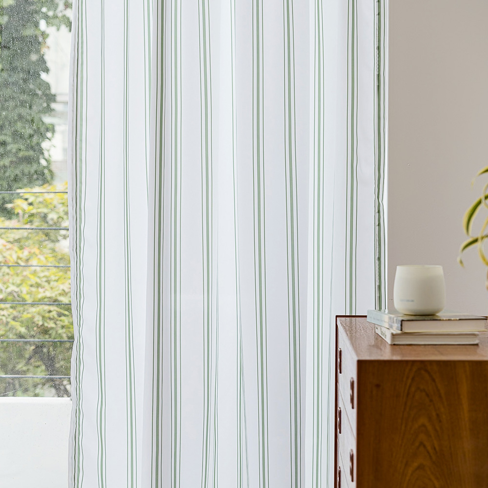 모던 스트라이프 세미마이크화이바 가리개커튼 24,900원