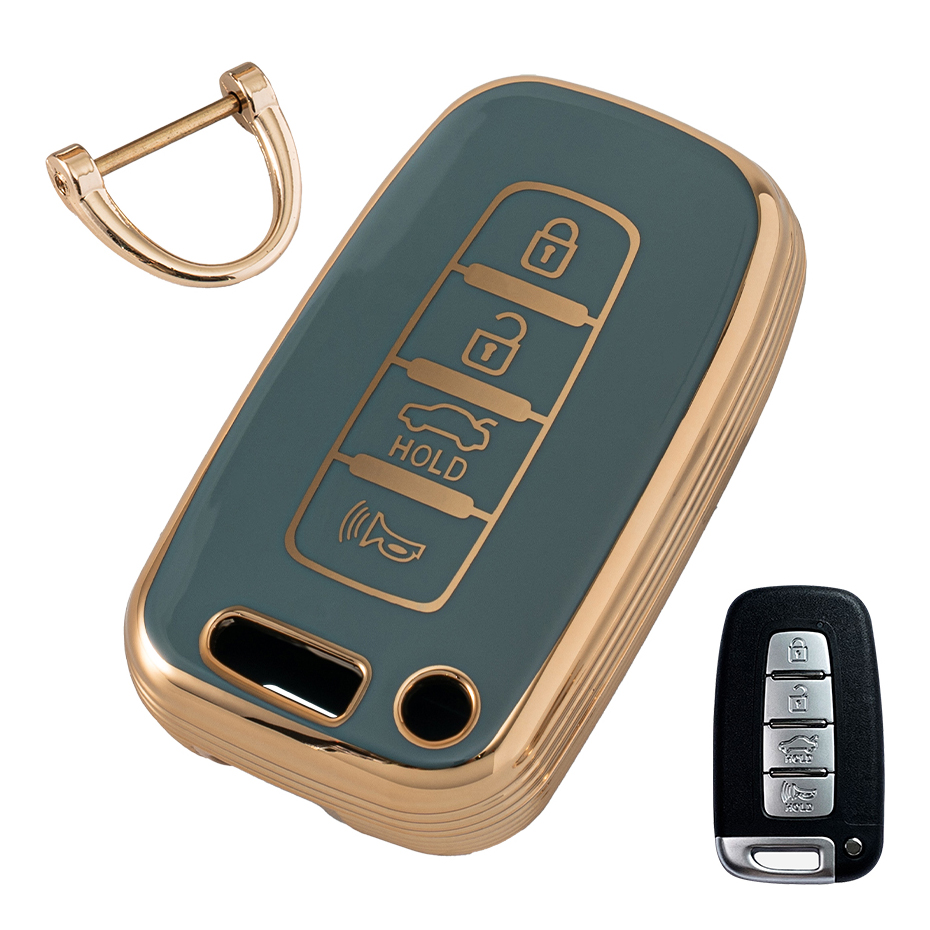 벤딕트 골드라인 TPU 키케이스, 그레이블루, 현대-09 7,530원