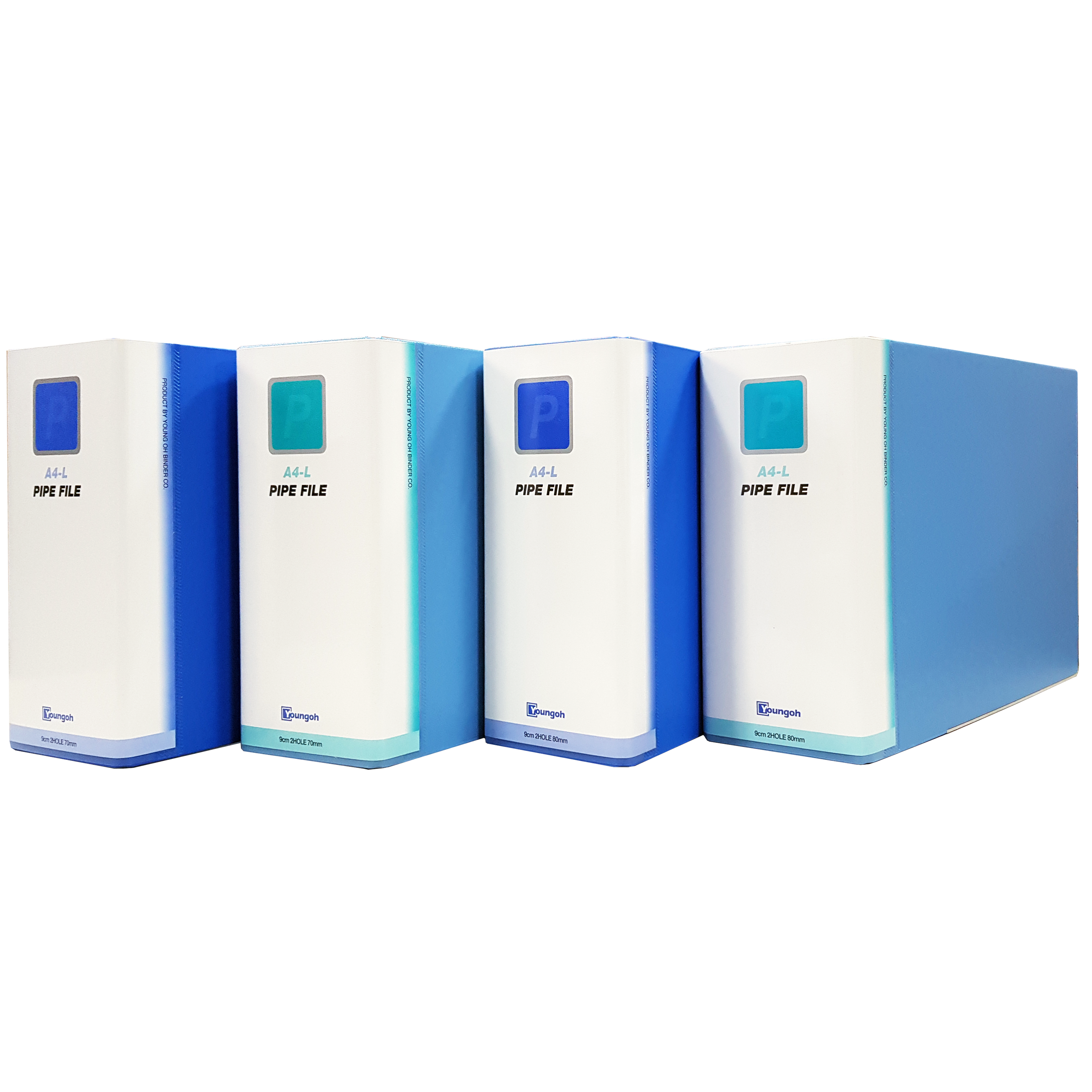 [컴포테이블] 영오 2공 파이프 합지 바인더 군자형 A4 (가로) 4cm 6cm 7cm 9cm x 홀간격 70mm 4,000원