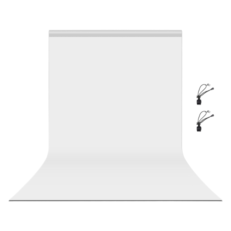 베네블 촬영용 사진 라이브 배경지 세트 화이트 1 x 1.5 m, 1세트, 단일상품 7,690원
