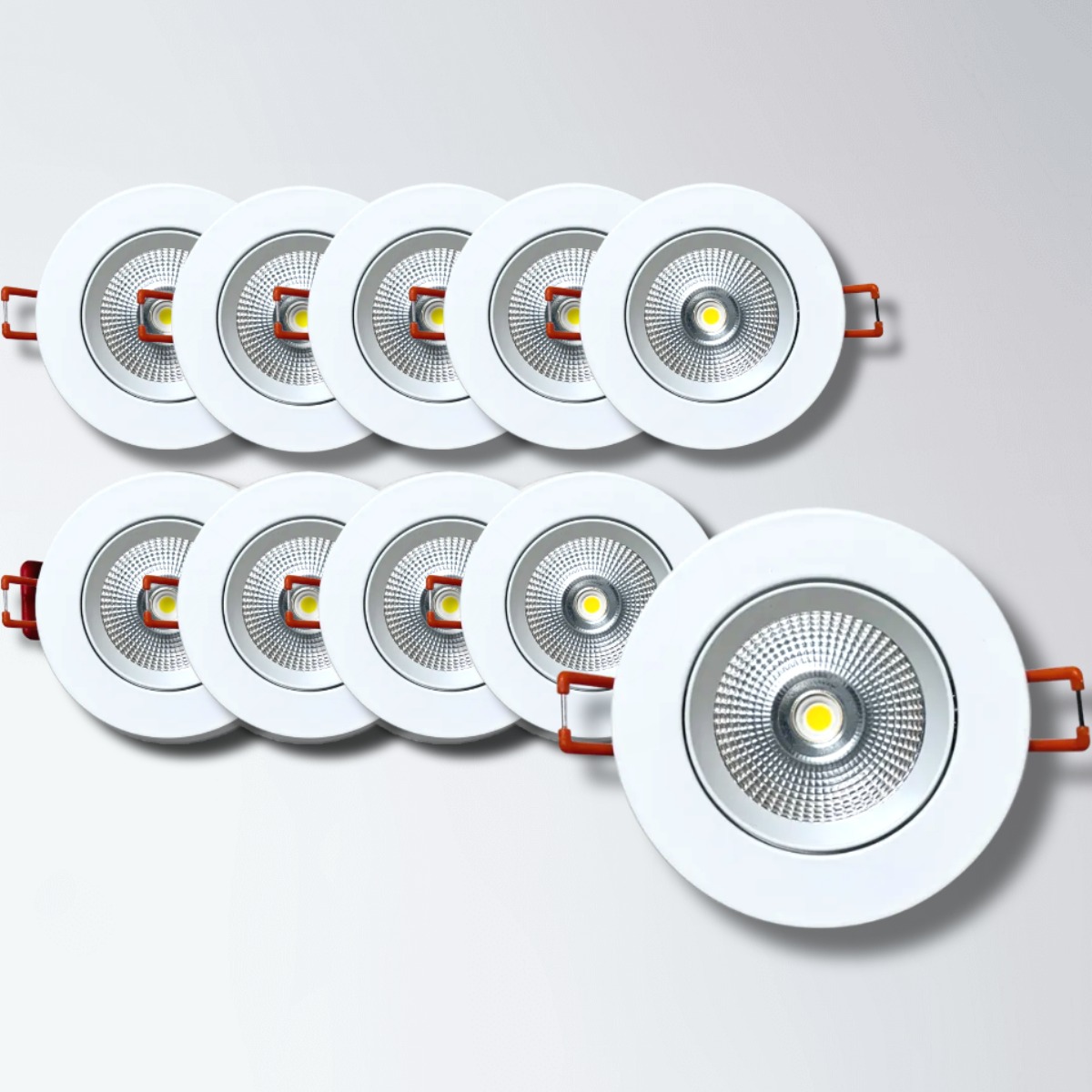 쓰리온 발명특허 LED 3인치 COB 다운라이트 8W 75mm 78,000원