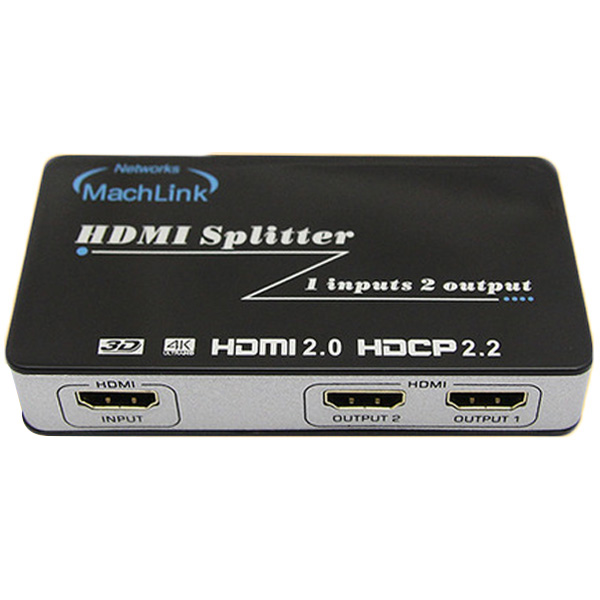 마하링크 HDMI 2.0 1대2 Ultra 4K 3D UHD 분배기 ML-HSP246 41,060원