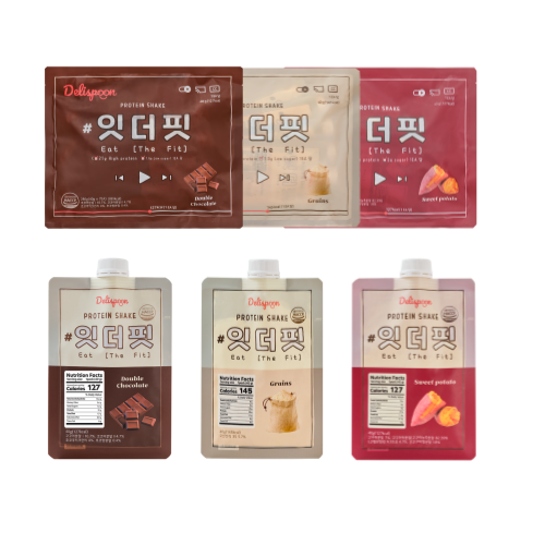 델리스푼 단백질 쉐이크 잇더핏 3주플랜 (더블초코1+미숫가루1+고구마1, 21개입), 40g, 21개 71,900원