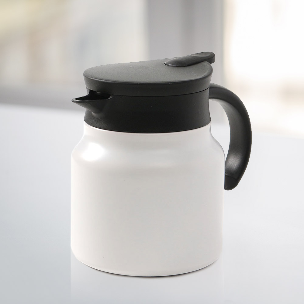 티웨어 이중진공 보온주전자(750ml) (화이트) 티포트, 화이트(1339399), 750ml 21,300원