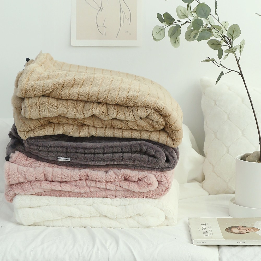 따뜻한 푸딩 극세사 큰담요 이불겸용 차박 캠핑 담요 4color 72,000원