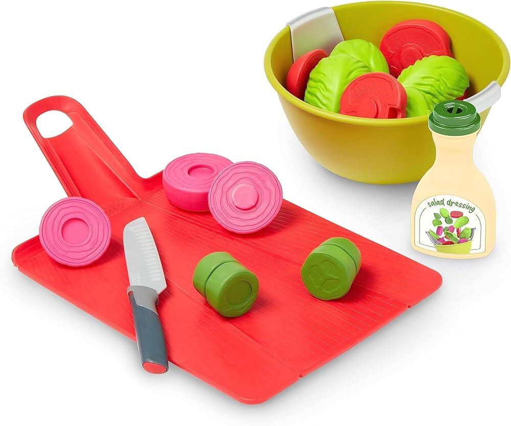 Casdon Joseph Joseph Toys - Chop2Pot - 아이들을 위한 매우 안전한 주방 놀이 세트, 접이식 도마 및 다지기 쉬운 놀이 음식 포함 - 만 2세 이상 43,600원