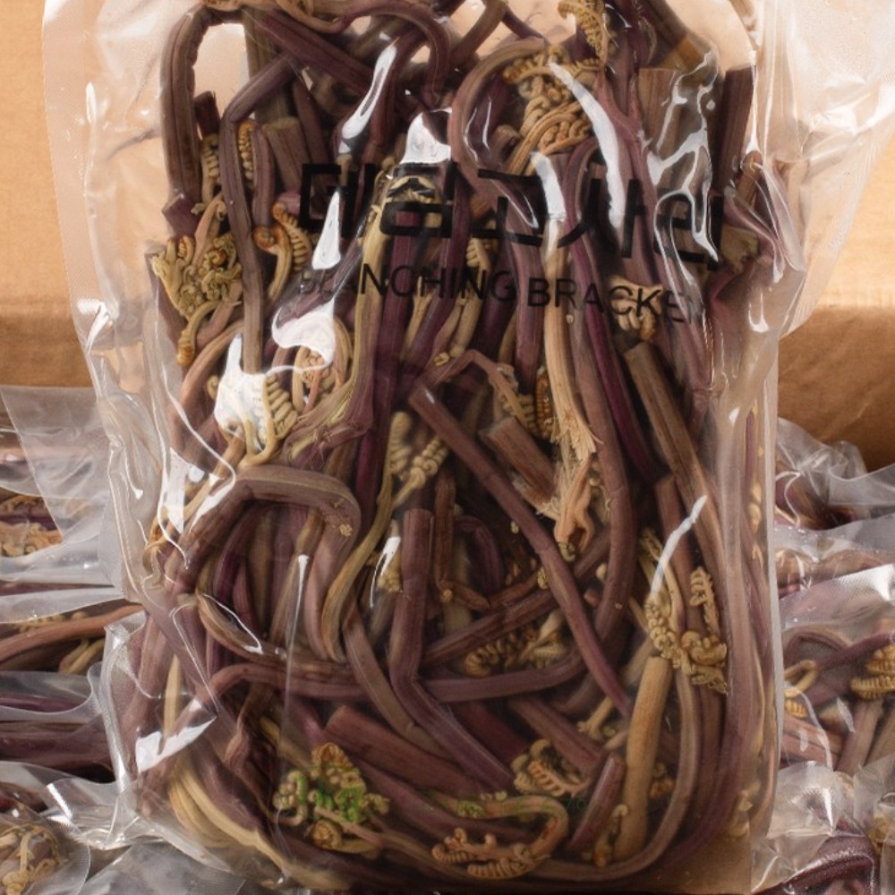 데친고사리 10KG 데침 삶은 고사리 반찬 대용량 식당 업소용, 1개 19,200원
