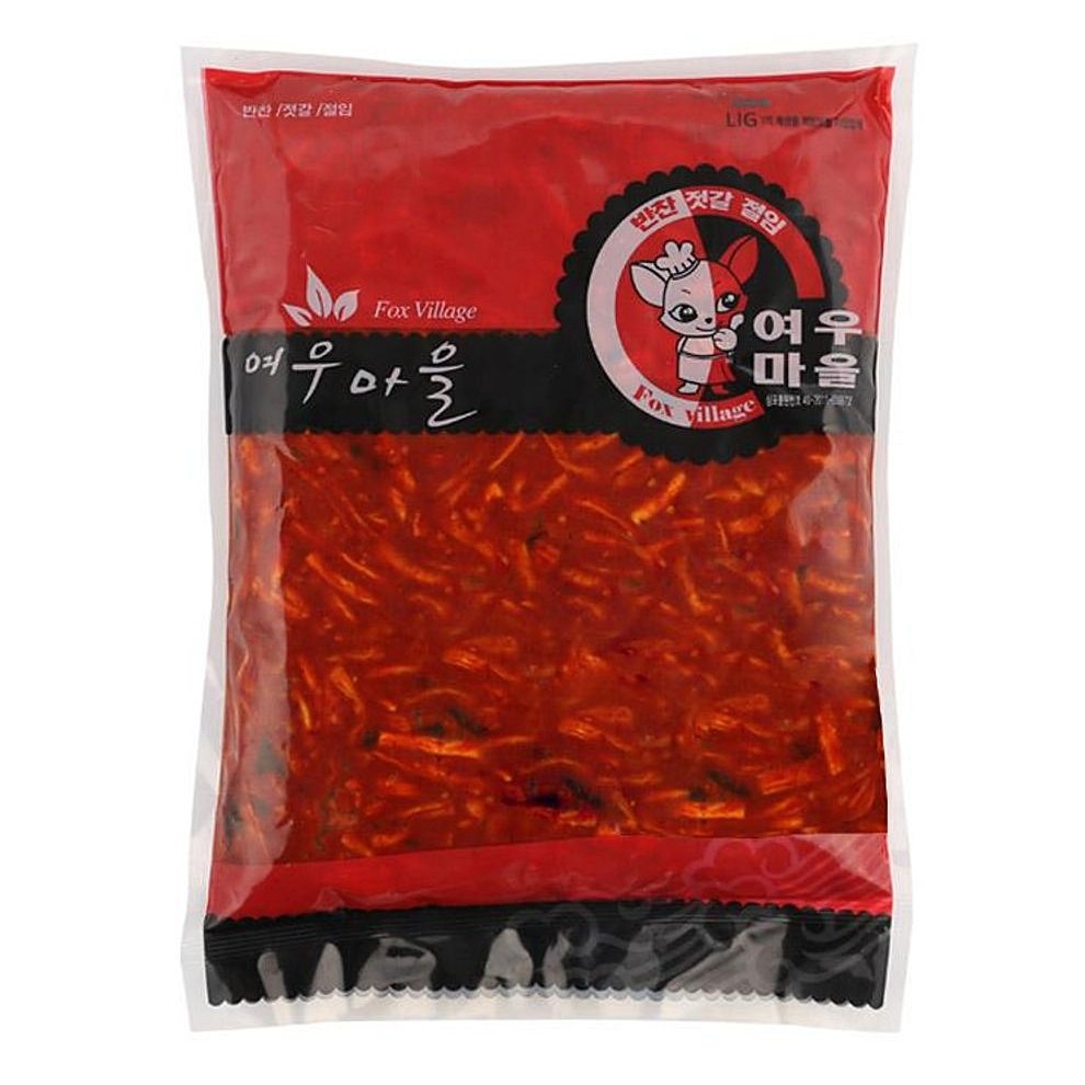 여우마을 양념 무말랭이무침 1kg, 1kg, 1개 9,000원