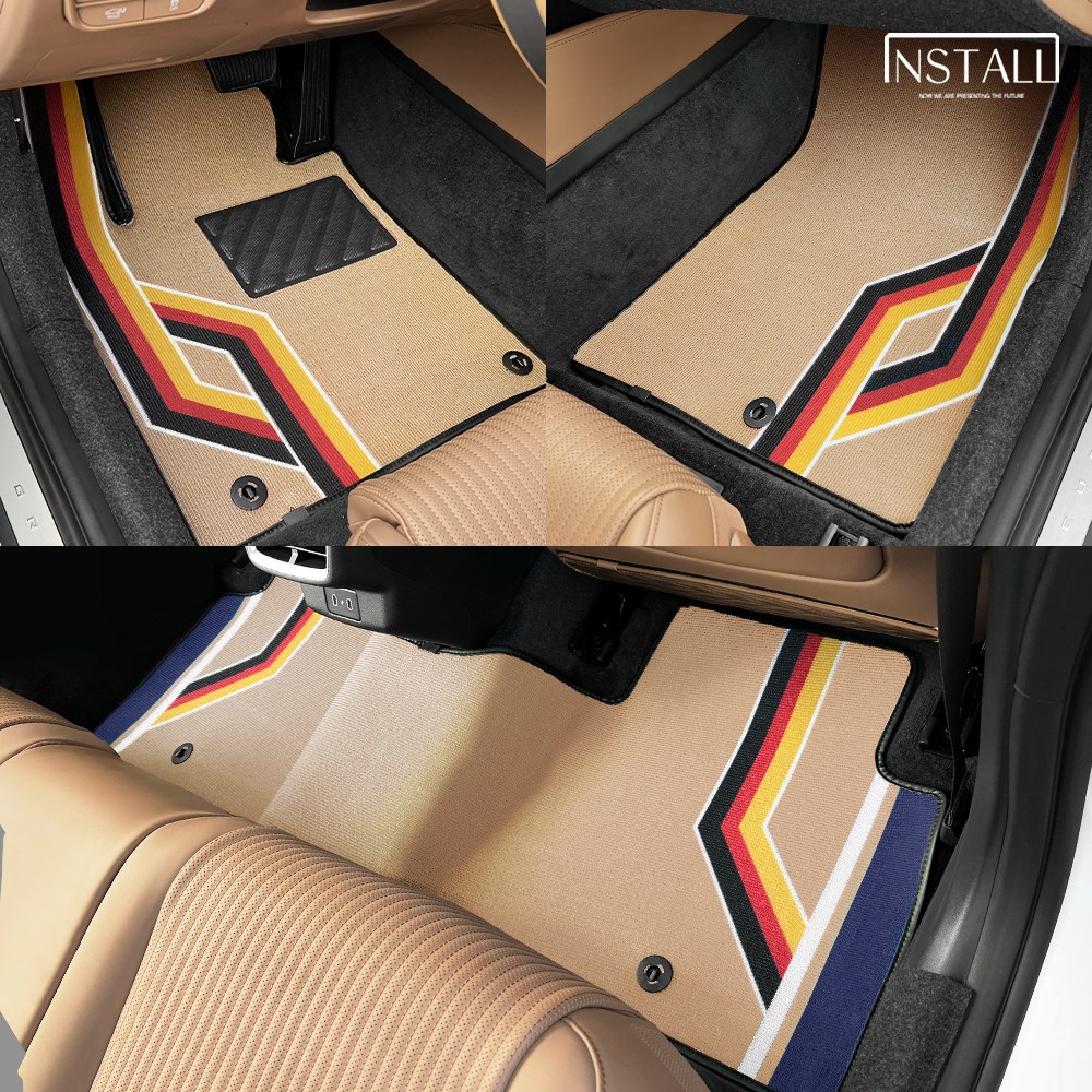 디올뉴 그랜저 GN7 뉴 코일매트 라인 디자인 카매트, 레드 129,000원