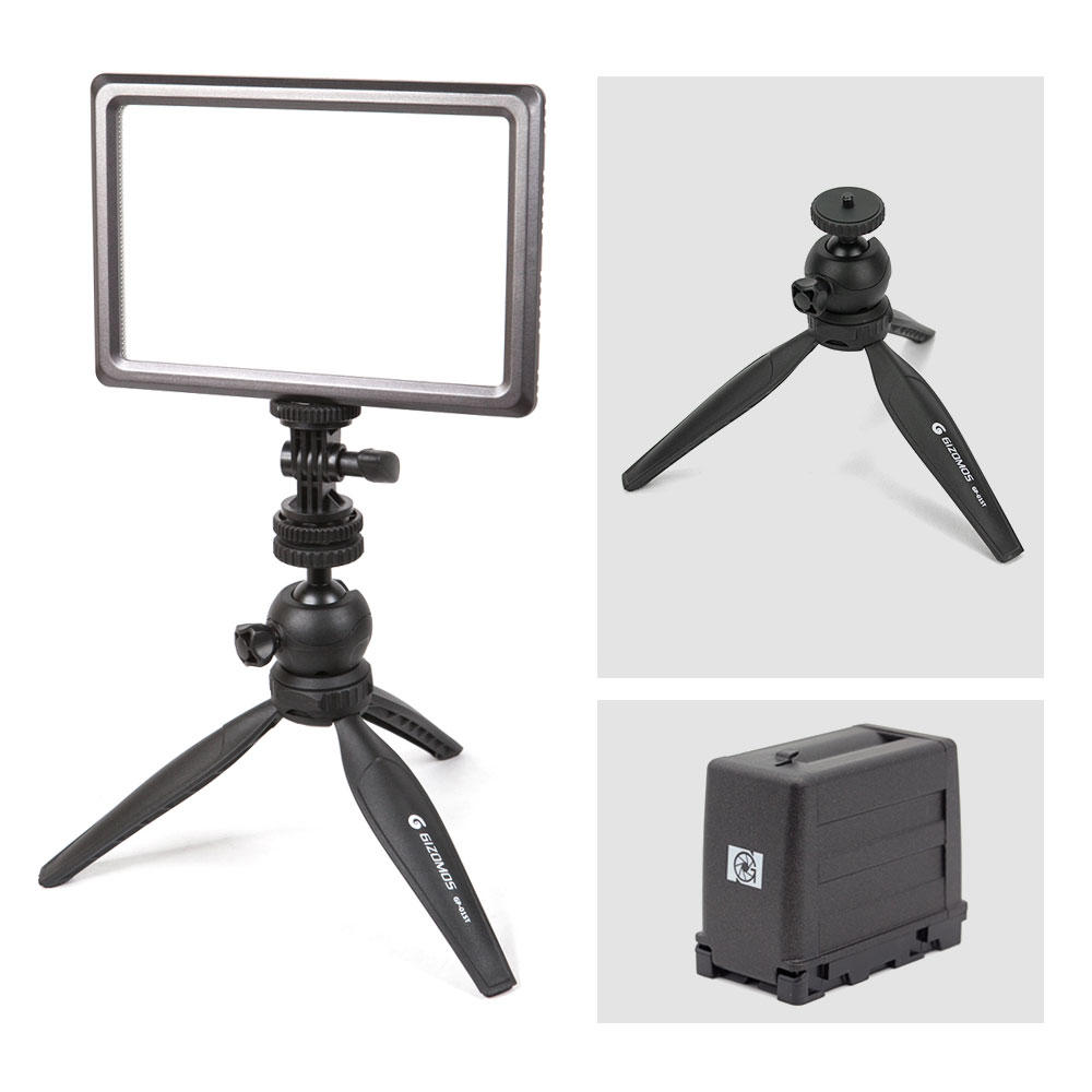 유쾌한생각 정품 룩스패드22H 배터리팩 미니삼각대 풀세트 GP-01ST LED 개인방송 장비 유튜브 아프리카TV 79,000원