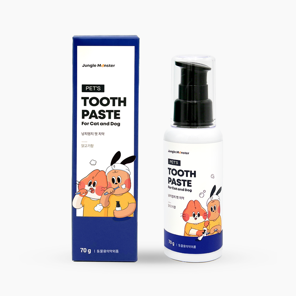 정글몬스터 냥치멍치 반려동물 치약, 70g, 1개 16,580원