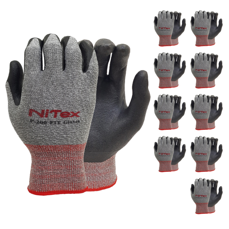 나이텍스 코팅 장갑 P-200 FIT L, 혼합 색상, 10개 14,400원