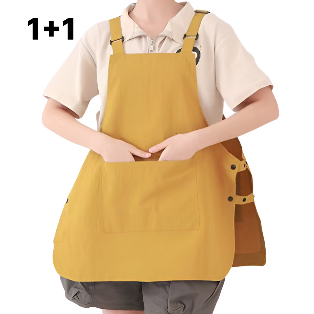 누아니 카페 바리스타 편한 방수 앞치마 1+1, 1개, 딥옐로우+딥옐로우 34,000원