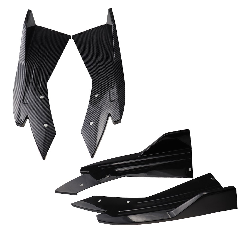 자동차 전차종립댐 리어디퓨저 사이드컵윙 카나드윙 범퍼윙 카본 블랙 18,000원