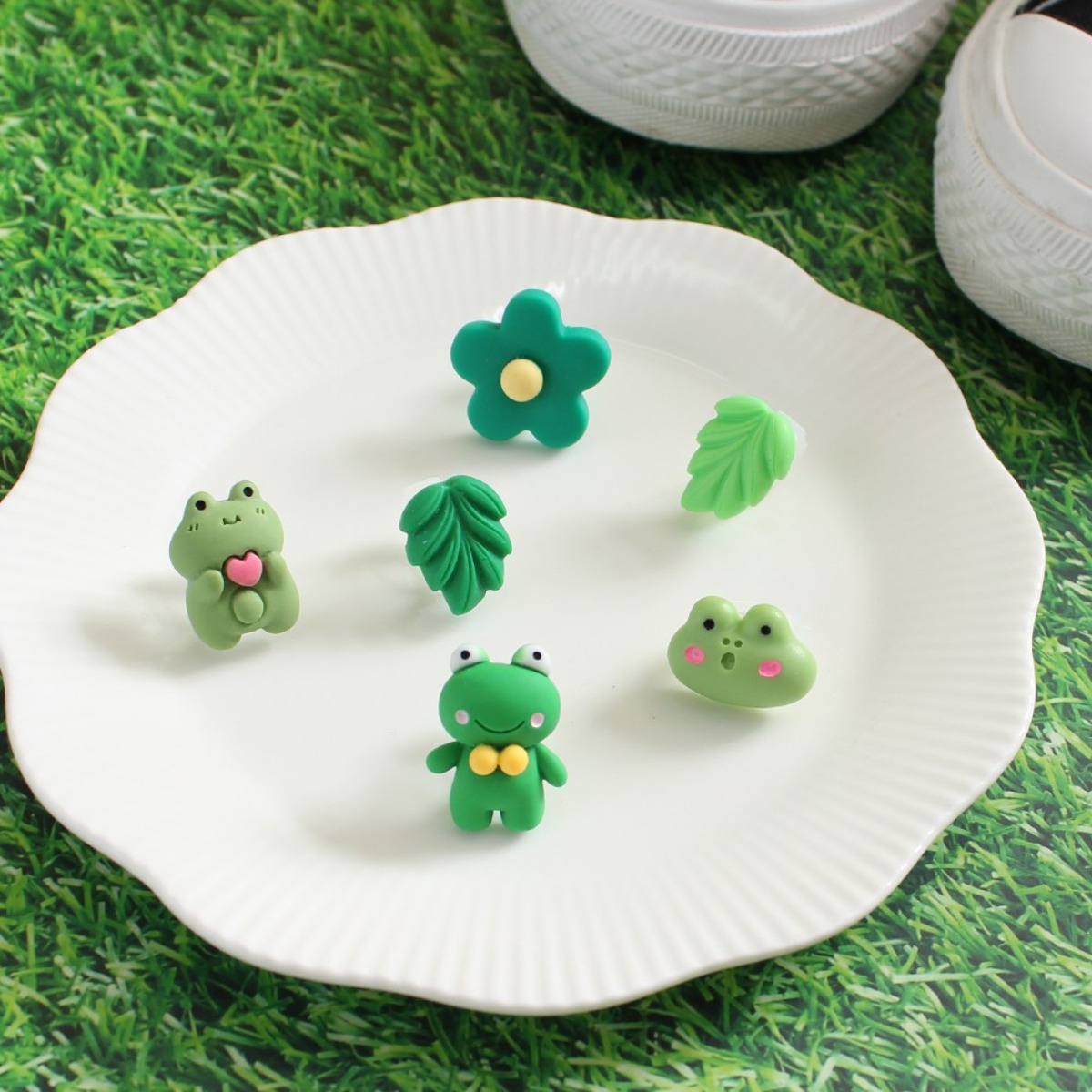 개구리 6p세트 슈참 슈즈참 신꾸 운동화꾸미기 신발꾸미기 클립형 악세사리 파츠 8,500원