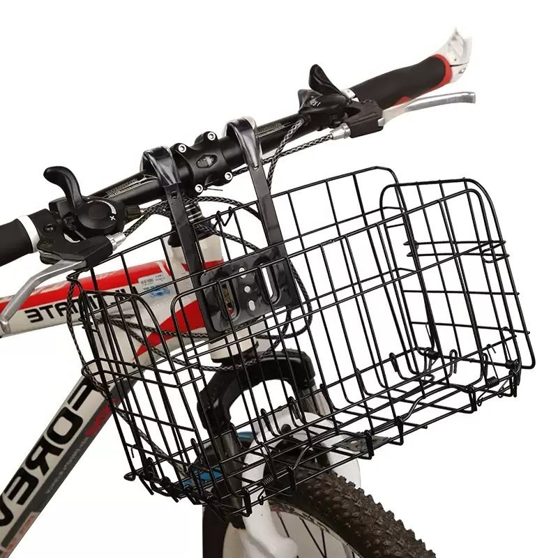 플렉스몰 원터치 탈부착 자전거바구니 접이식 대형 장바구니 바스켓, 1개, 블랙 12,690원