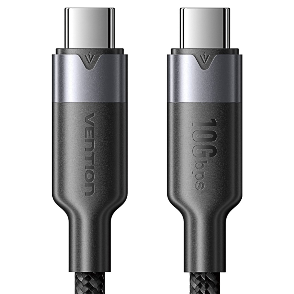 벤션 USB3.2 10Gbps 100W C타입 to C타입 초고속 케이블, 블랙, 1개, 0.5m 15,400원