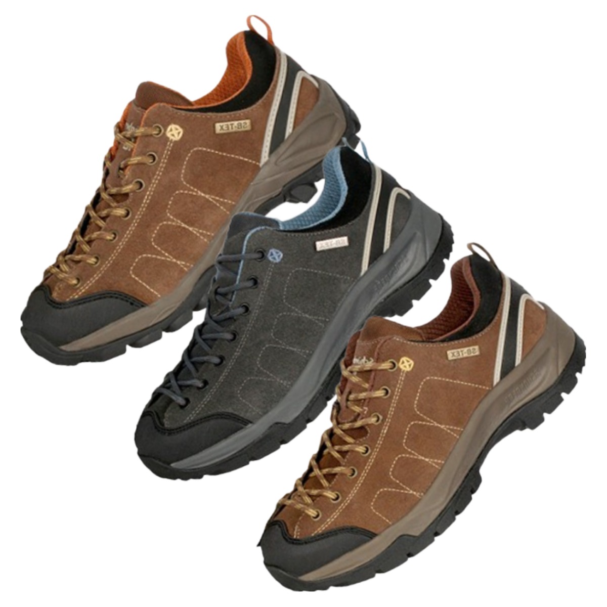 남녀공용 천연가죽 사계절 트레킹화 베이스 브라운 그레이 89,000원