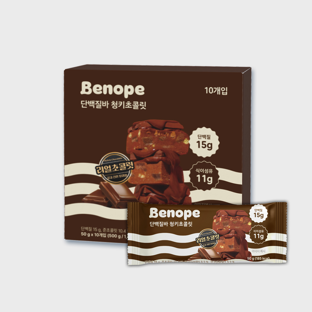 베노프 단백질바 라이트 청키초콜릿, 50g, 10개 16,570원