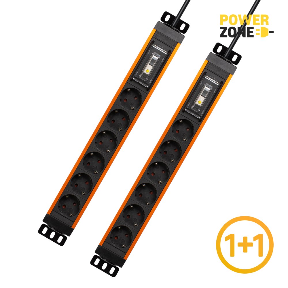 1+1 파워존 고용량 알루미늄 누전차단 6구멀티탭 통합스위치 서버탭 70cm 1.5m 3m 5m 7m 112,730원