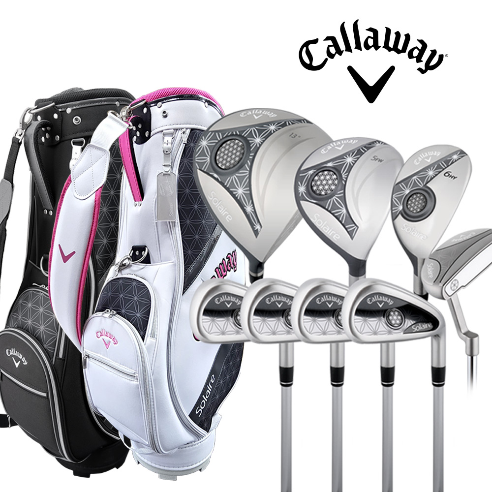 캘러웨이 솔레어 여성 골프채 풀세트 8개 구성 클럽만 718,000원