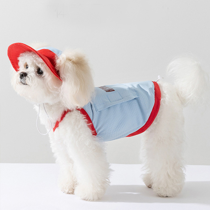 레드퍼피 반려동물 아이스팩 쿨링 나시 + 모자 세트, 단일색상, 1세트 13,500원