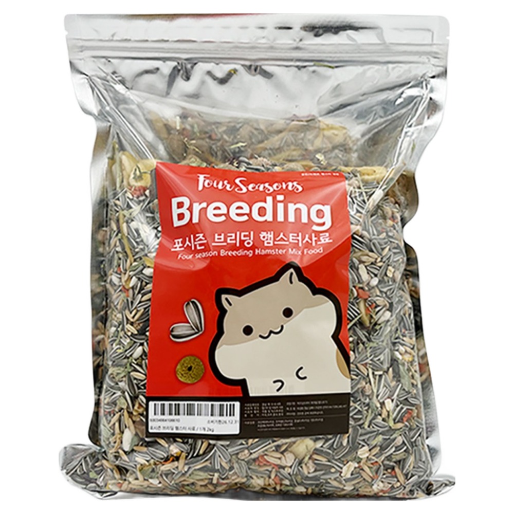 러브펫 포시즌 브리딩 햄스터 사료, 1개, 2kg 17,500원