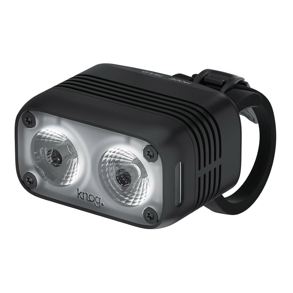 Knog Blinder Road 600 USB 충전식 자전거 라이트 듀얼 스팟 홍수 LED 방수 경량 70g 디자인으로 도로 안전을 위한 강력한 400루멘 헤드라이트 94,400원