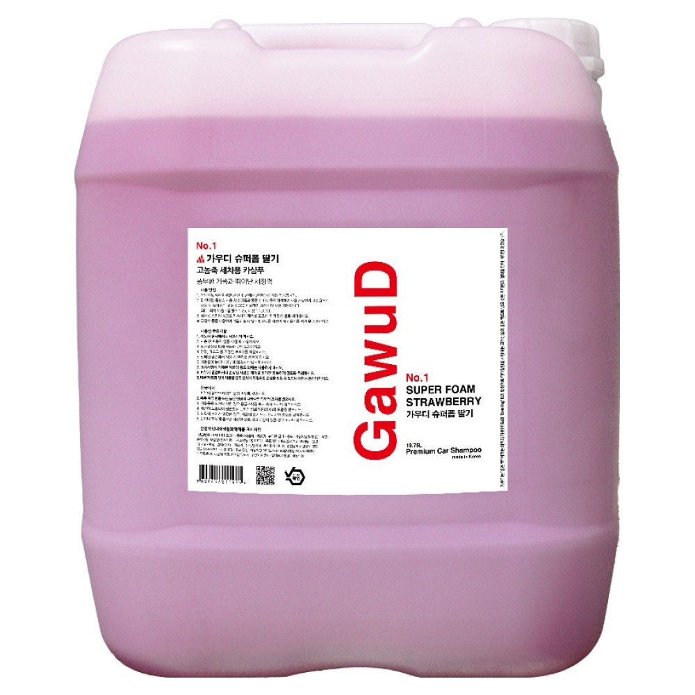GawuD 업소용 슈퍼폼 딸기, 1개, 18.75L 119,000원