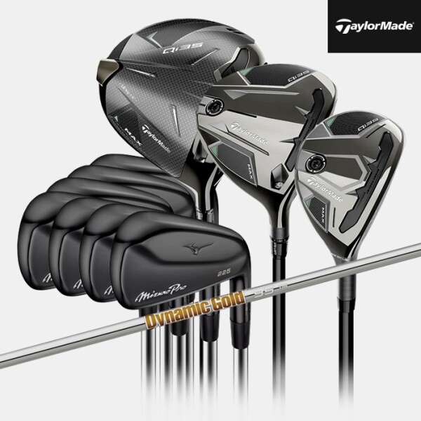 [테일러메이드(골프)] 테일러메이드 Qi35 MAX 미즈노 프로 225 블랙 스틸 조합 남성풀세트[10PC/7i/4번~PW][DG 95] 3,501,000원
