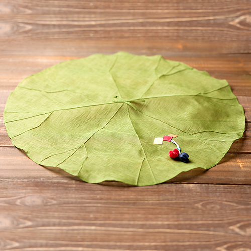 하율공방 고급 모시 전통 꽃방울 연잎 밥상보 3,500원