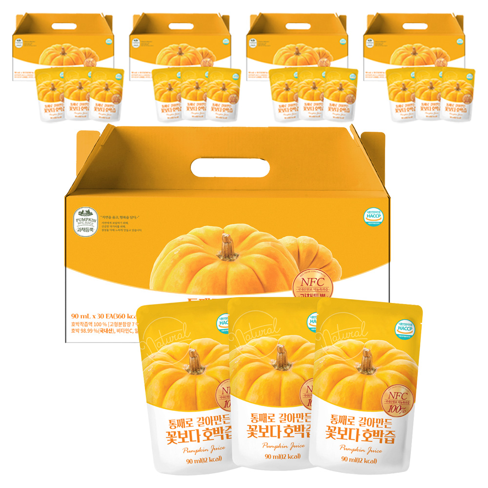 유기농마루 정품 통째로 갈아만든 꽃보다 호박즙 104,450원