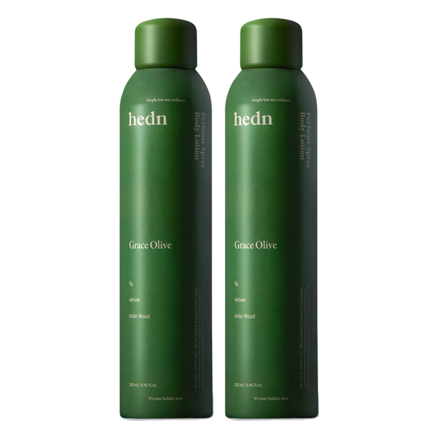 hedn 퍼퓸 스프레이 바디로션 그레이스 올리브, 250ml, 2개 63,300원