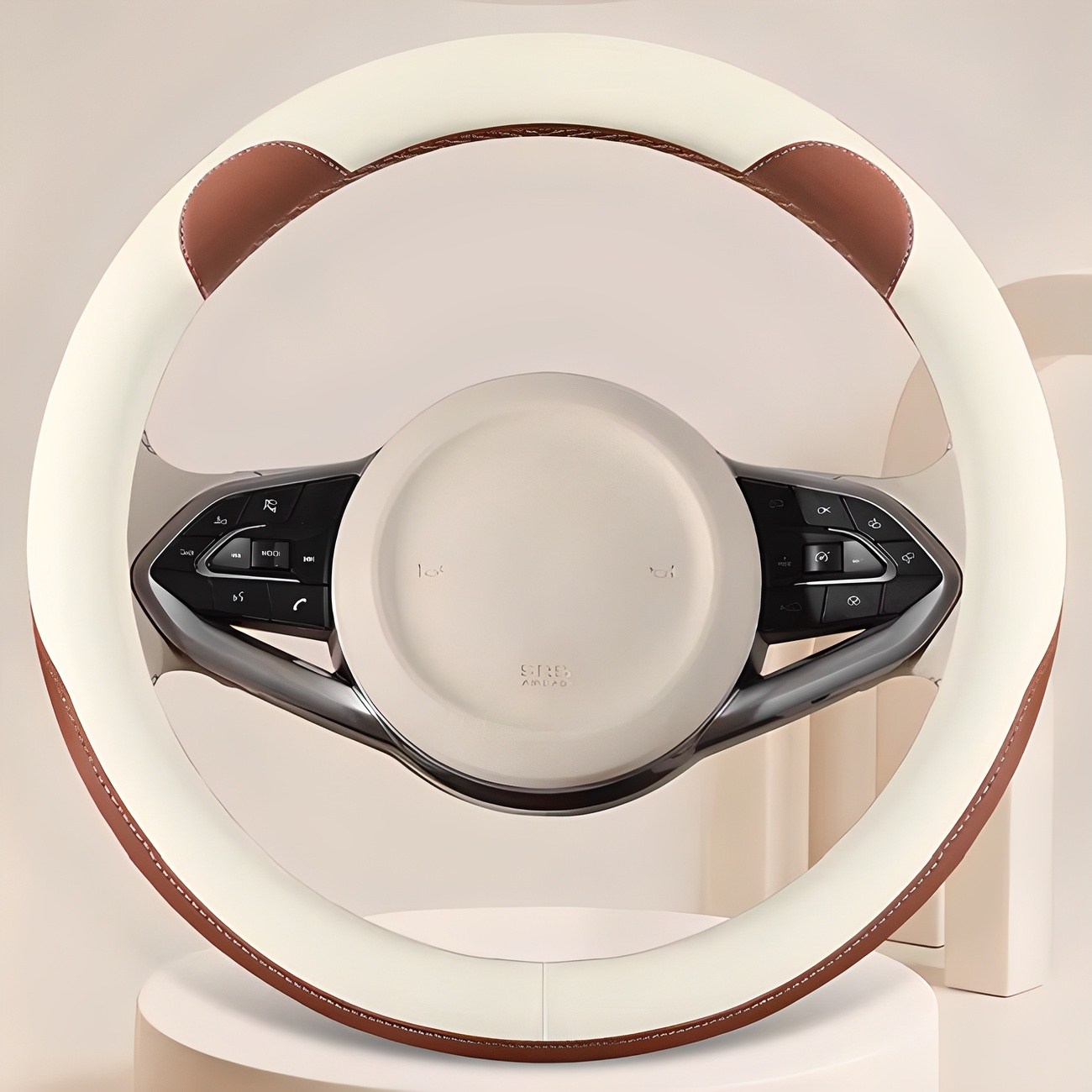 C99 투톤 곰돌이 자동차 핸들커버 15,570원