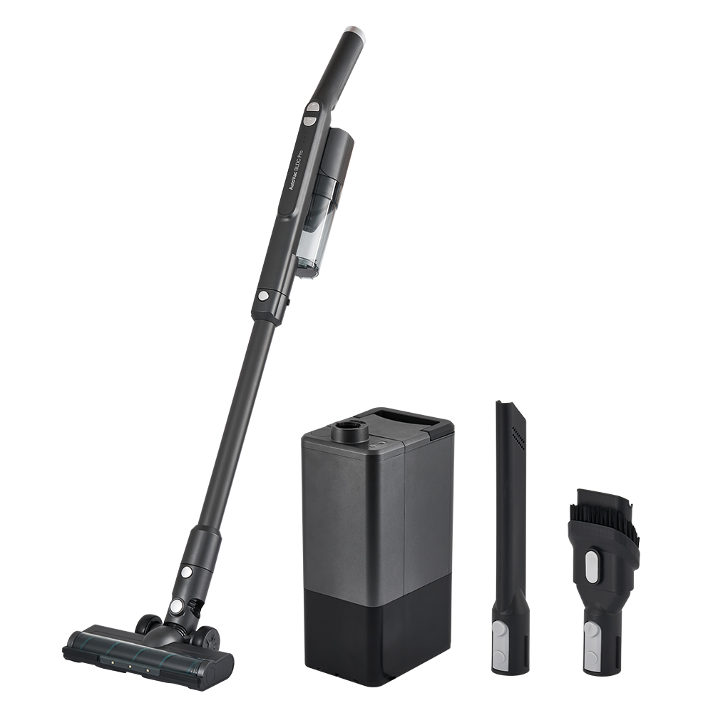 [독일브랜드] BLDC 프로 무선 청소기 블랙 자동 먼지 비움 거치대 올인원 강력 흡입 미세먼지 차단 가정용 신혼 집들이 선물 필수 가전, 단일상품 258,800원