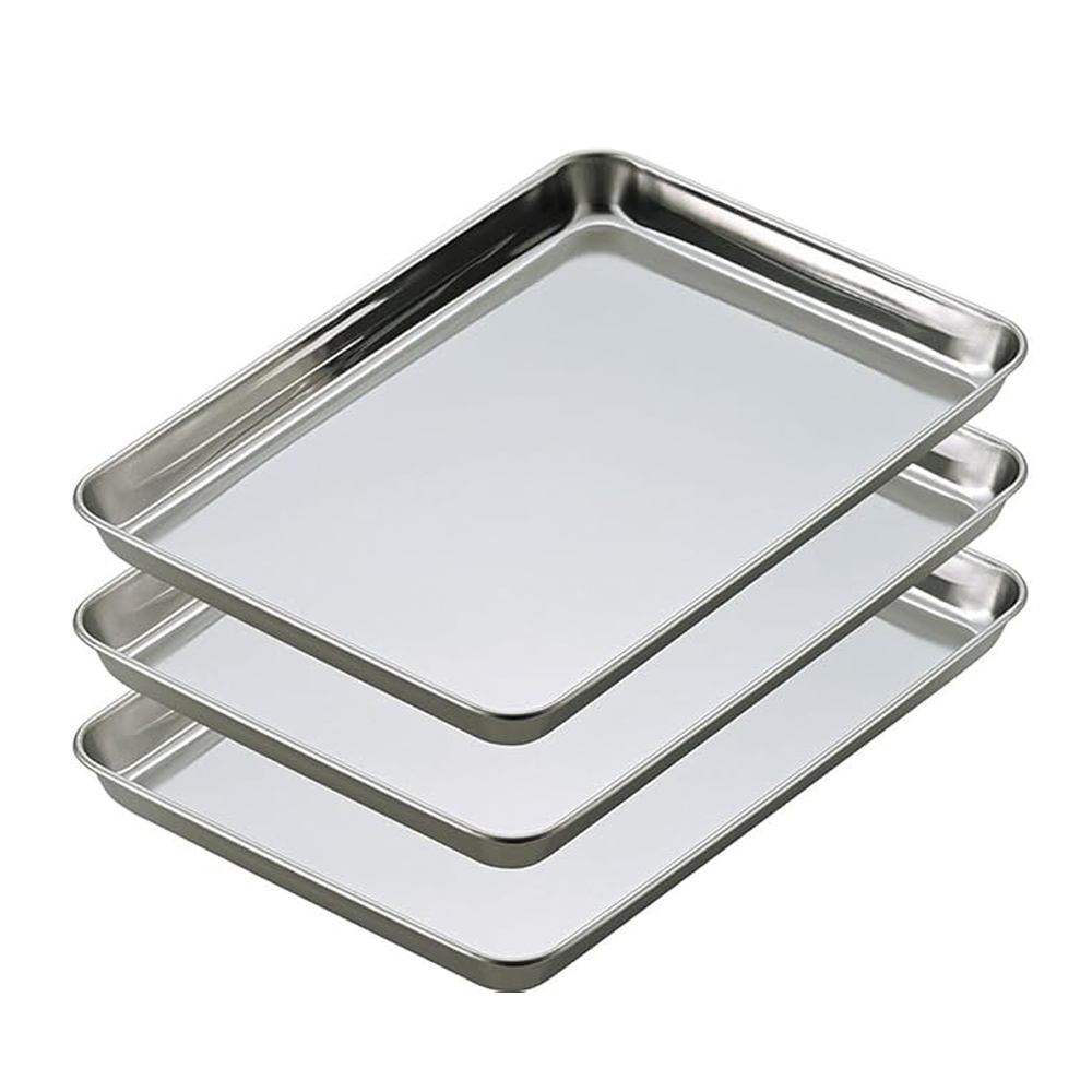 일본산 스텐 밧드 스테인리스 사각 쟁반 세트, 1세트, 3P 39,800원