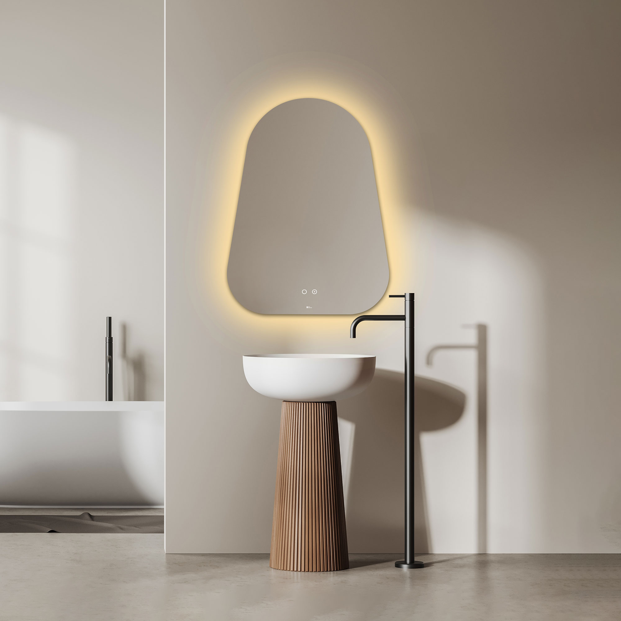 헤이미러 LED 간접 조명+살균 거울 - 둘리 178,000원