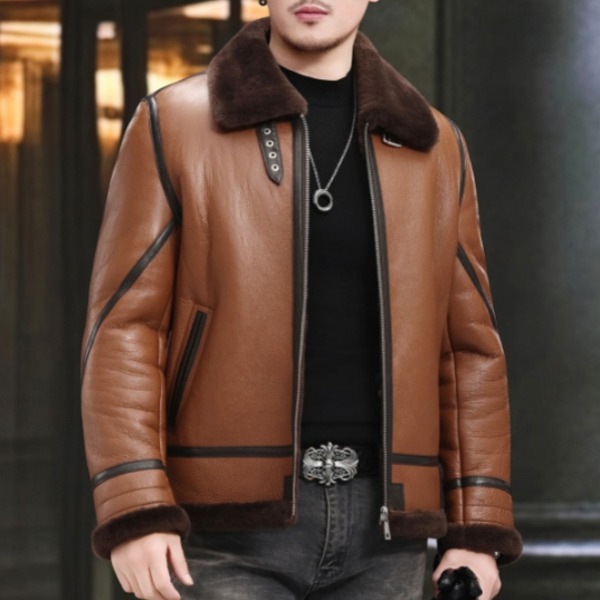 가죽점퍼 밍크 블루종 무스탕 바이크 가을 남성 퍼 캐주얼 남자 재킷 라이더 겨울 오토바이 레더 964,000원