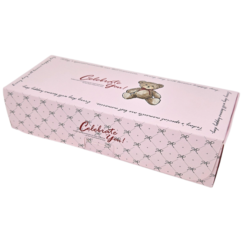 서흥이앤팩 휘낭시에 마들렌 쿠키 다쿠아즈 마카롱 구움과자 상자, 4개, 베어리본 6,100원