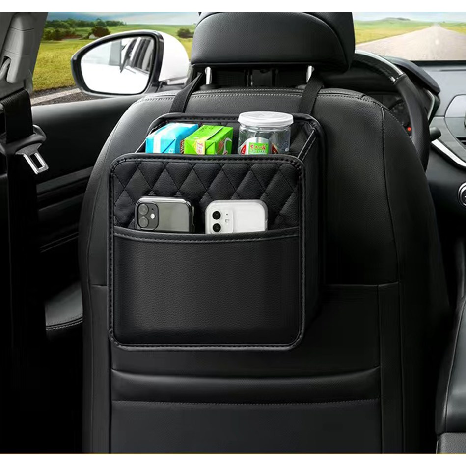 소하피 자동차 뒷좌석 고급 가족 다용도 수납 바구니 수납포켓 수납함 차량용 가죽 수납가방 9,900원