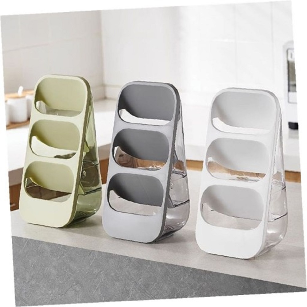 투명3칸 수저통 관리 다용도 주방용품 물빠짐 12,700원