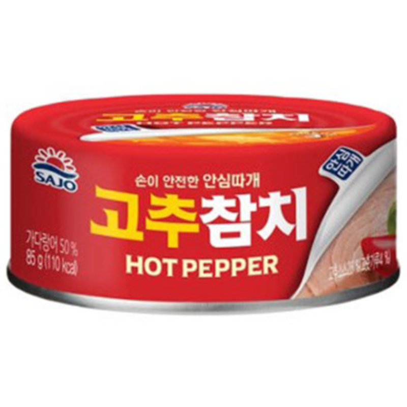 사조참치 매콤한 고추참치 통조림 안심따개, 85g, 44개 52,800원
