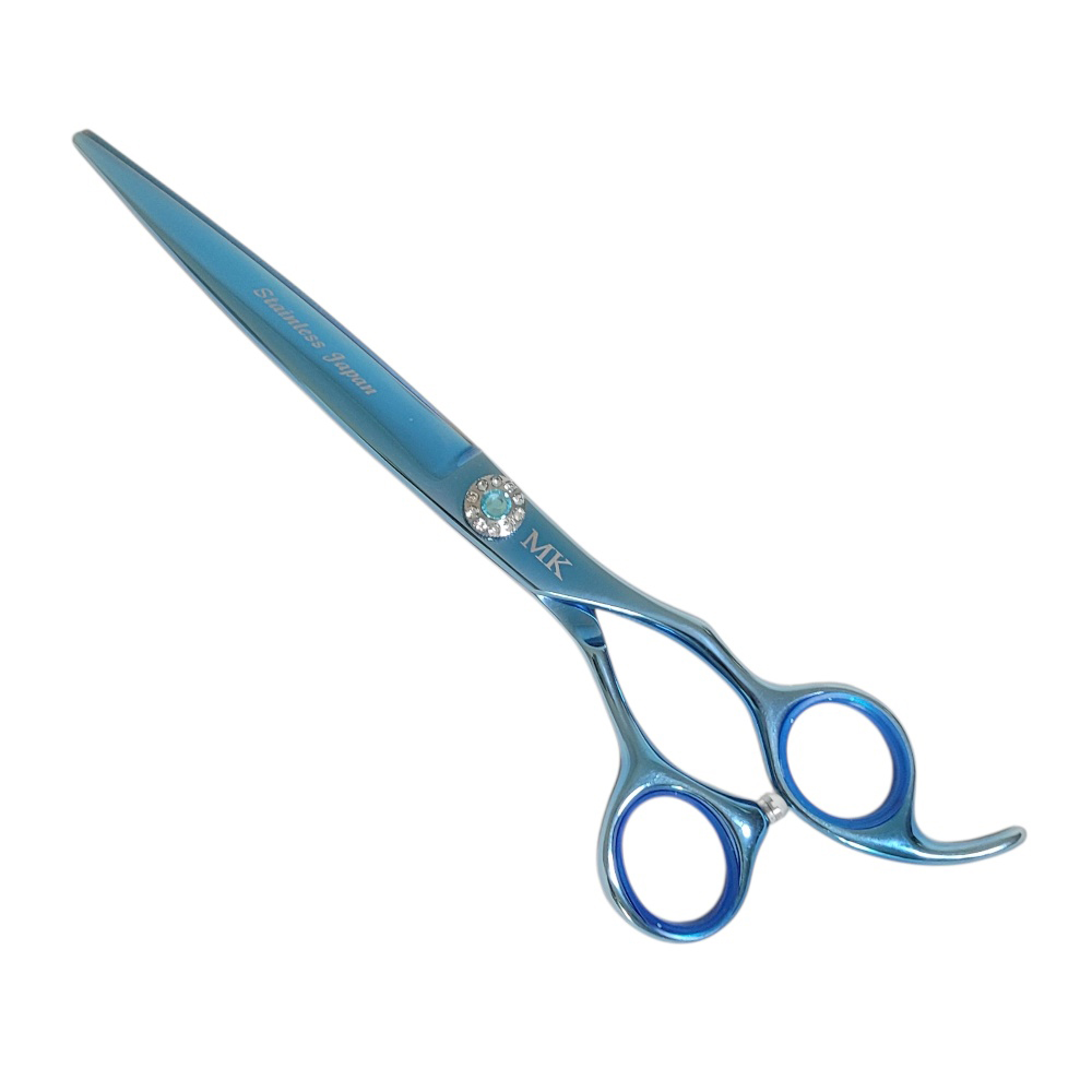 MK 위그가위 7인치 WG-B700 애견미용가위 애견학원 볼록가위 강력파워 강아지미용 악어가위 블런트가위, 1개, 블루티타늄 135,000원